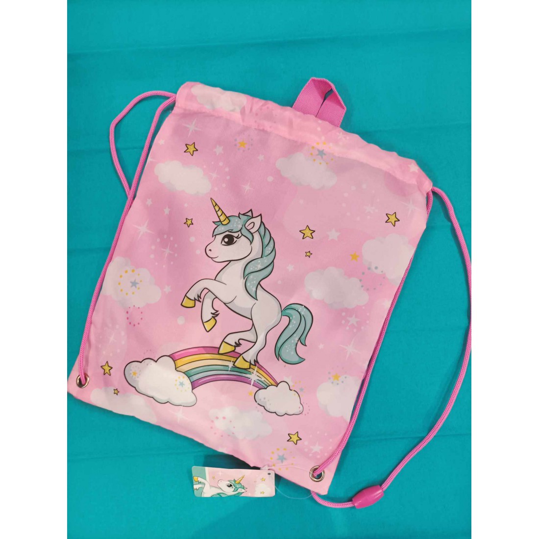 Bolsa desayuno unicornio