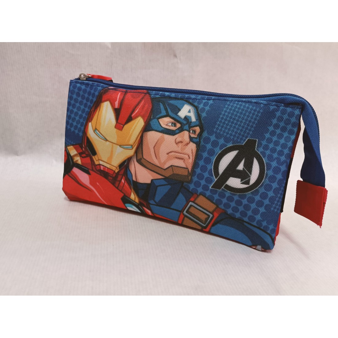 Estuche Avengers - 3 compartimentos