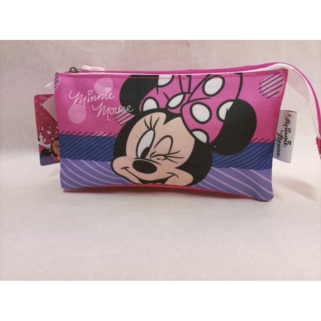 Estuche Minnie Mouse 3 compartimentos