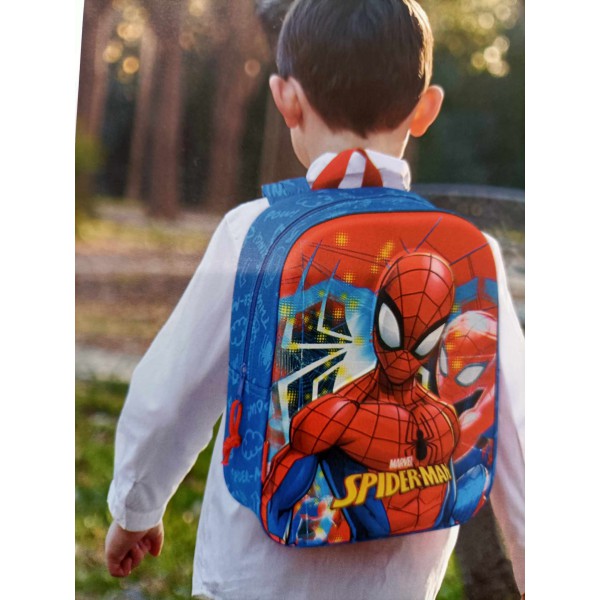 Mochila Spiderman relieve...