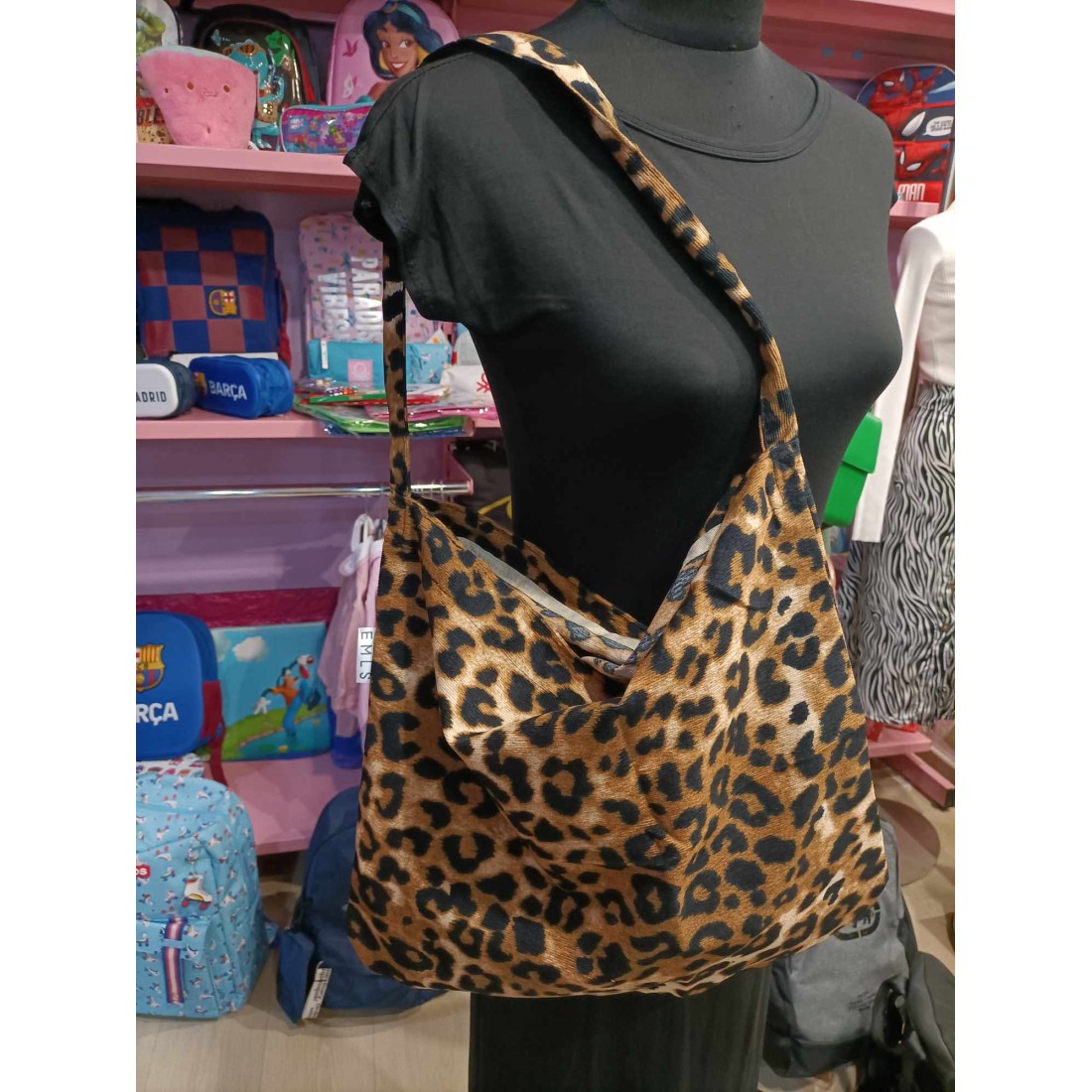 Bolso Tote bag leopardo