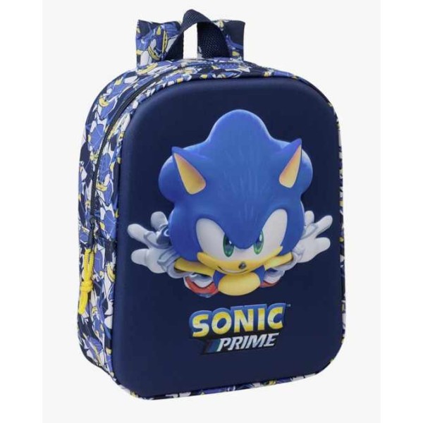 Mochila Sonic infantil safta