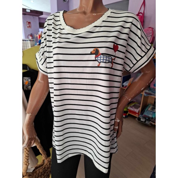 Camiseta perro salchicha...